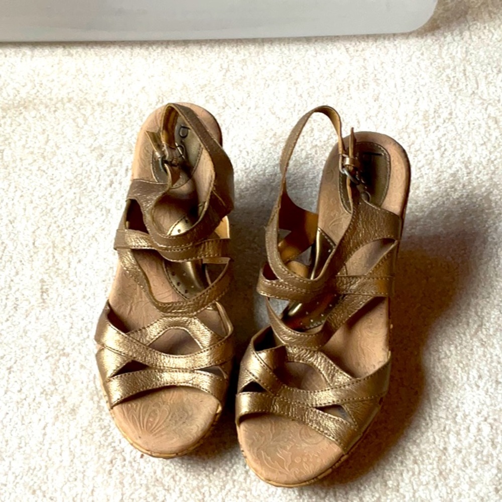 BOC Cork wedge sandal